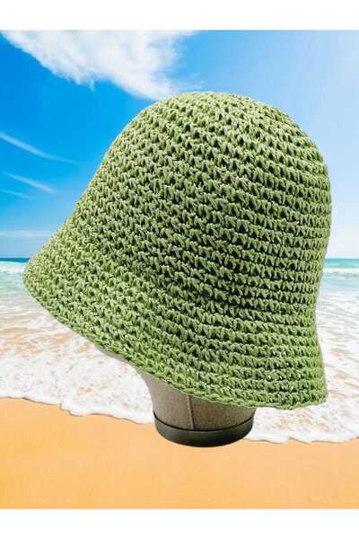 Trenderrs Πτυσσόμενο γυναικείο καπέλο από βιολογικό άχυρο