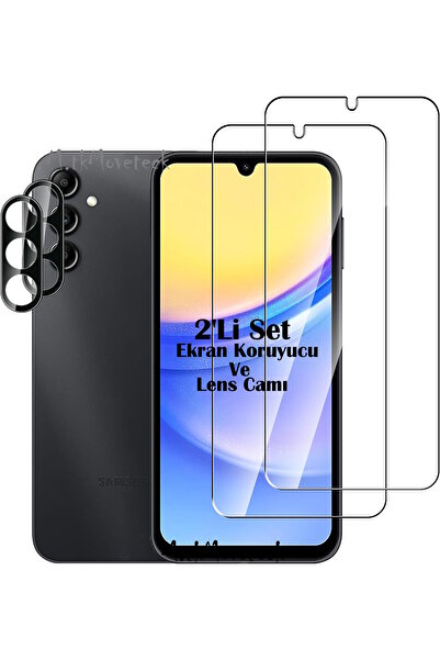 m.tk moveteck Samsung Galaxy A54 Kamera Koruma Lens Koruyucu Cam + 9H Temperl...