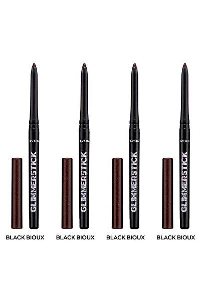 AVON Glimmerstick Asansörlü Göz Kalemi Black Bioux 4lu