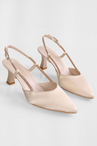 Shoeberry Damen Defs Skin Satin Stiletto