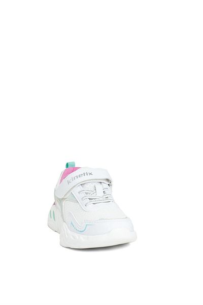 Kinetix 101510802   Pantofi de mers pentru copii Frofe Alb - Roz