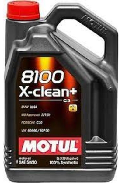 Motul MOTOR YAGI 5W30 5LT Motul 8100 X-CLEAN+(504-507 ONAYLI) (kolisi 4lü)