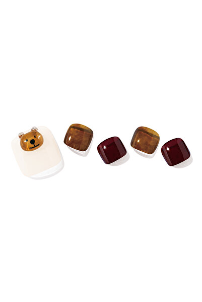 Ohora P Caramel Bear Jel Tırnak 30 Adet, 2 Kullanım