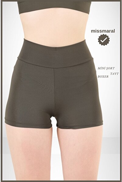 missmaral Жіночі міні-шорти з високою талією, боксери, висока талія, стягуючий ефект, облягаючий крій 11080
