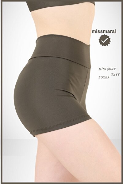 missmaral Жіночі міні-шорти з високою талією, боксери, висока талія, стягуючий ефект, облягаючий крій 11080