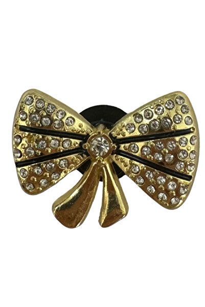 Crocs Metal Taşlı Terlik Süsü Kurdele 65-Metal Taşlı jibbitz-Metal Taşlı Charm-metal terlik süsü