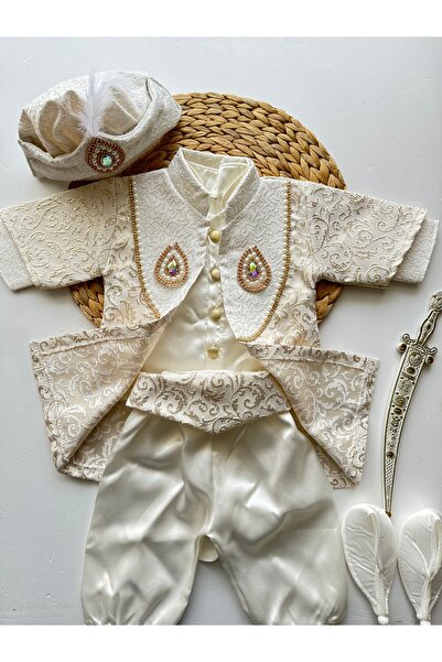 PİLEKİ BABY ERKEK BEBEK GİYİM , SÜNNET TAKIM ERKEK BEBEK KILIÇLI AKSESUARLI M...