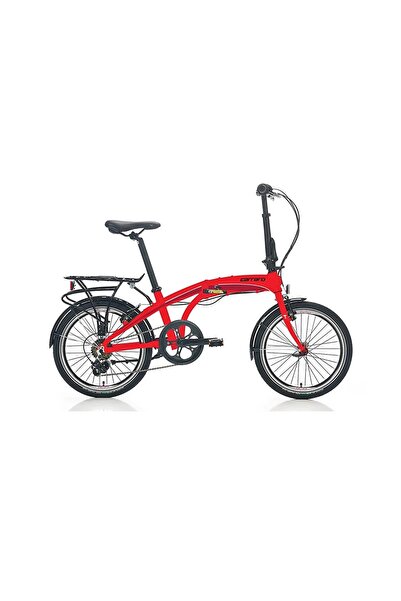 Carraro Flexi 106 V - 20 Jant 6 Vites Katlanır Bisiklet - Kırmızı Siyah