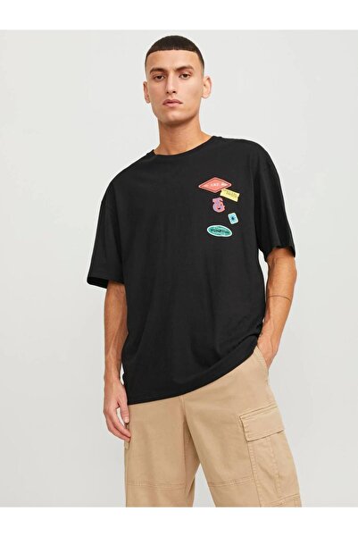 Jack & Jones JACK&JONES 12254175 MAJICA SA KRATKIM RUKAVIMA I ŠTAMPOM BEZ OGR...