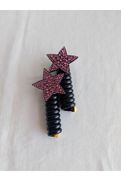 Beyaz Dükkan Beyazdükkkan - مشبك زنبركي حلزوني مرصع بالأحجار قطعة واحدة