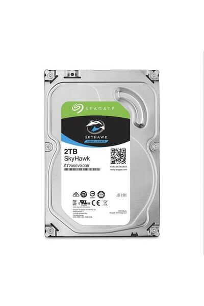 SEAGETE Seagate 2 Tb 3.5'' Hdd Skyhawk Güvenlik Diski