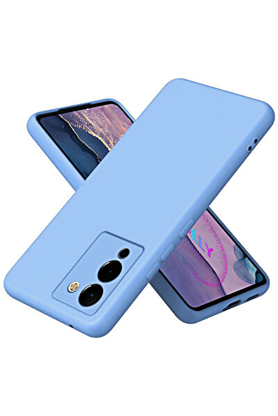 Molly حافظة سيليكون مخملية داخل سائل بيبي بلو لهاتف انفينيكس نوت 12 G96