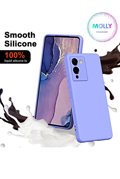 Molly Silicone Case for Infinix Note 12 G96 with Midnight Blue Liquid Inside Velvet