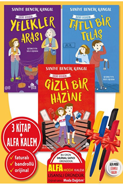 Kronik Kitap Hayat Dediğin 1-2-3 SET - Saniye Bencik Kangal Yelekler Arası Ta...
