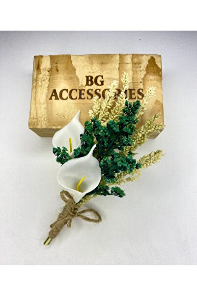 BG TASARIM Yaka Çiçeği - Damat Yaka Çiçeği - Sağdıç Çiçeği