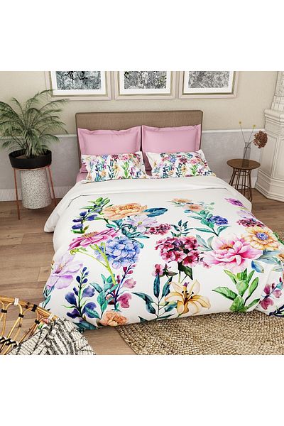 ALACA HOME COLLECTİON Alaca Home Beren Double Duvet Cover Set