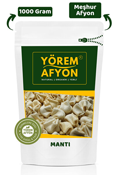 Gülçehre Meşhur Afyon'un El Emeği Bol Yumurtalı Yağsız Etsiz Odun Ateşinde Kızartılmış Anne Mantısı | 1000gr.