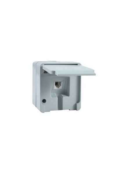 Schneider Electric شنايدر Nml4100133 مرطب رمادي Rj11 مقبس الهاتف