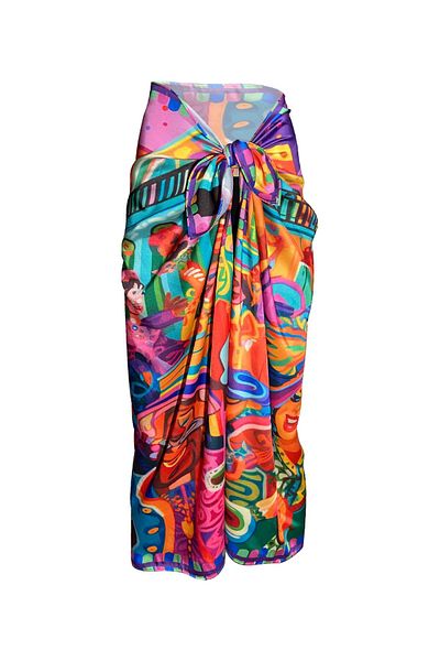 Bolder Elena Brazil - Carnaval Satin Pareo (145*100cm)