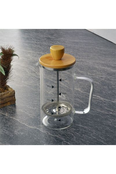 Tohana French Press with Bamboo Lid