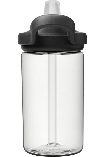 Camelbak Eddy Clear Recycled Tritan Plastic Gray Water Bottle with Straw 400 ml