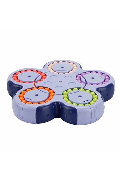 Smile Games 5 Purple Bead Puzzle with Ring