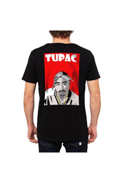 Crea Eymer Wear TUPAC veliki dizajn na leđima Štampano okrugla kragna 100% Pa...