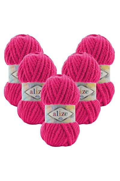Alize Πλεκτό νήμα Softy Mega 5 τεμαχίων 798 Bougainvillea