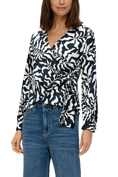 s.Oliver Wickelbluse от сатен
