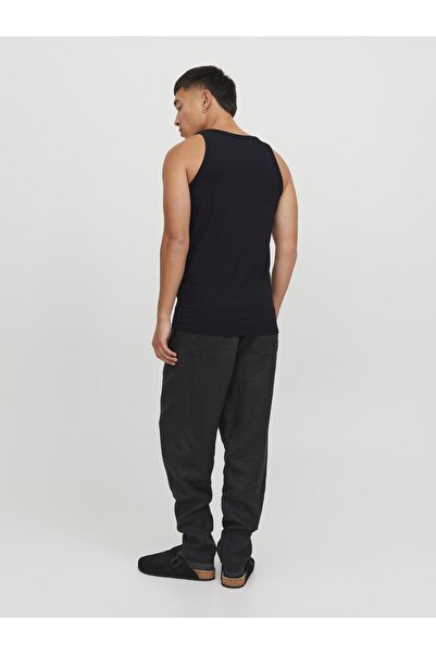 Jack & Jones Tanktop 2er-Pack Einfarbig Rundhals Tanktop