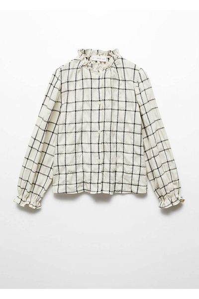 MANGO Kids Ecru Blouse for Kids