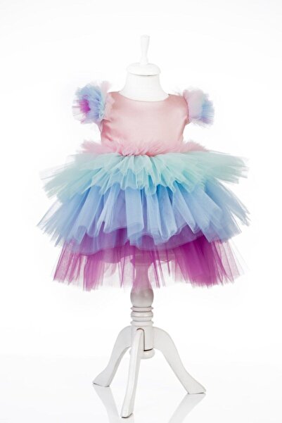 zühre balaban Kız Çocuk Bebek Unicorn Abiye Elbise