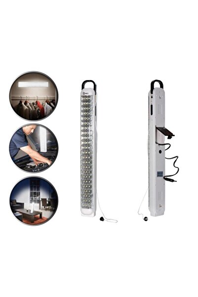 Genel Markalar Tayfun 69 Led Akülü Şarjlı Işıldak Parlak Otomatik Led Lamba I?pli Kademeli El Feneri