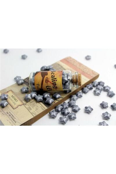 Profisher Damga Mühür Eritme Granül Balmumu Gümüş Renk Zarf Davetiye Kartlar