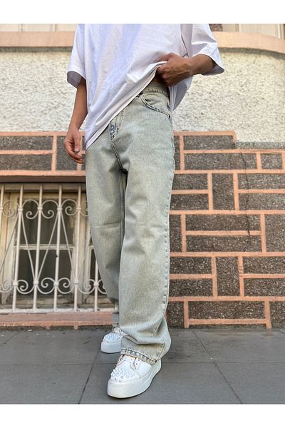 XPUPPET Acid Washed Extra Loose φαρδύ παντελόνι