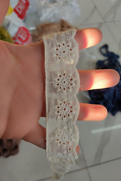 DUAYEN Pamuk Fisto Dantel çıtır güneş Desen 1 Metre