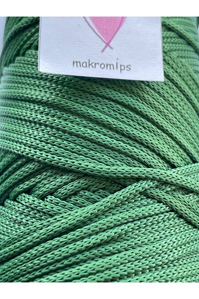 Makromİps AFIARĂ DE MACROME POLIESTER PREMIUM 1. CALITATE (3 mm 250 gr 180 metri) SUPLA GEANTĂ HOBİ TRICOTĂRI DE MÂNĂ MOALE