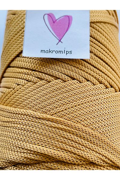 Makromİps PREMIUM POLYESTER MACROME STRING 1stQUALITY (3 mm 250 gr 180 meters) SUPLA BAG HOBBY HAND KNITTED SOFT