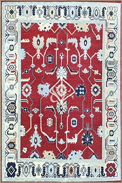 Rugs Modern Halı Traditional Decorative and Woven Base Rug in Red Shades 4338