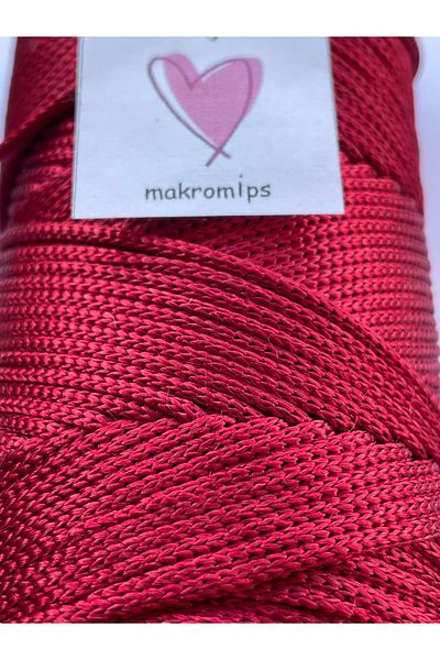 Makromİps PREMIUM POLYESTER MACROME STRING 1stQUALITY (3 mm 250 gr 180 meters) SUPLA BAG HOBBY HAND KNITTED SOFT