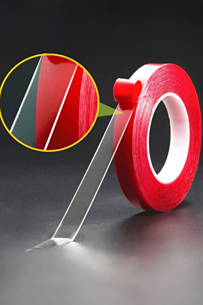 Genel Markalar İki metre Çift Taraflı Şeffaf Bant İki Yönlü Bant