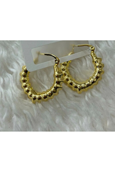 Çelik Gold Küpe
