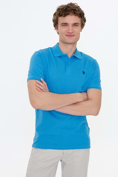 U.S POLO U.S. Polo1191429 Polo Neck Luxury T-shirt - Light Blue - Xs - St05167-light Blue-xs