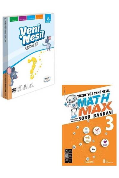 öğretmen evde 3. Sınıf Tüm Dersler Yeni Nesil Soru Bankası Seti