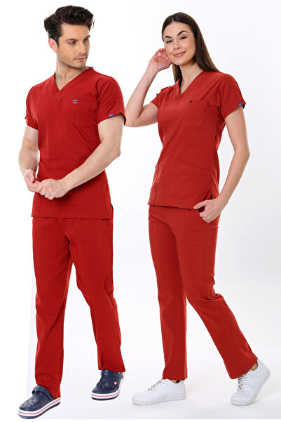 İBA MEDİKAL Likralı Scrubs Nöbet Takımı