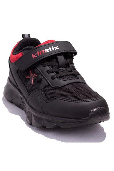 Kinetix Fender Black Red Orthopedic Daily Boy's Sports Shoes