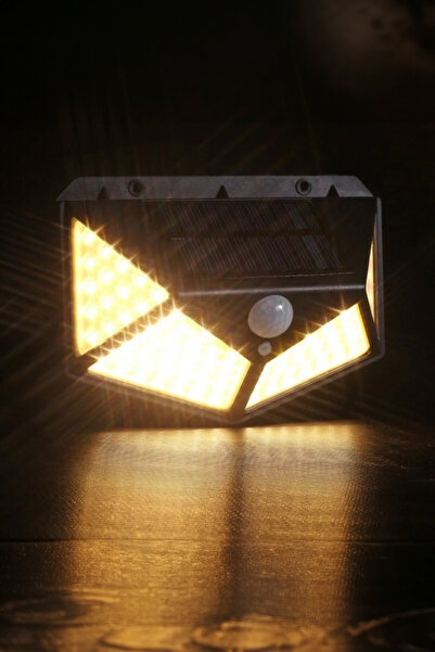 ThenTech Güneş Enerjisiyle Çalışan Hareket Sensörlü 100 Ledli Duvar Lambası