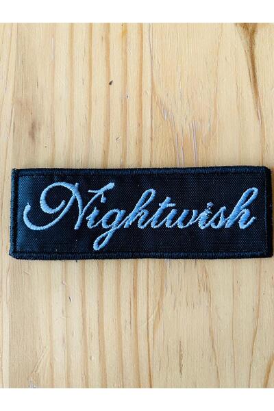 icase رقعة شعار Nightwish قابلة للخياطة (3 × 8 سم)
