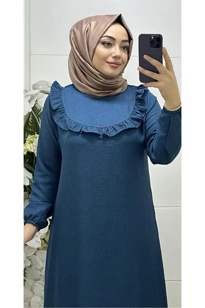 Ebrarengiz Moda ΓΥΝΑΙΚΕΙΟ ΦΟΡΕΜΑ ΛΙΝΟ ΦΟΡΕΜΑ