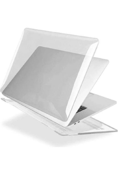 TEKNETSTORE Macbook Air 2024 13.6 Inç M3 Çip A3113 Tam Uyumlu Şeffaf Crystal Clear Full Protective Cover